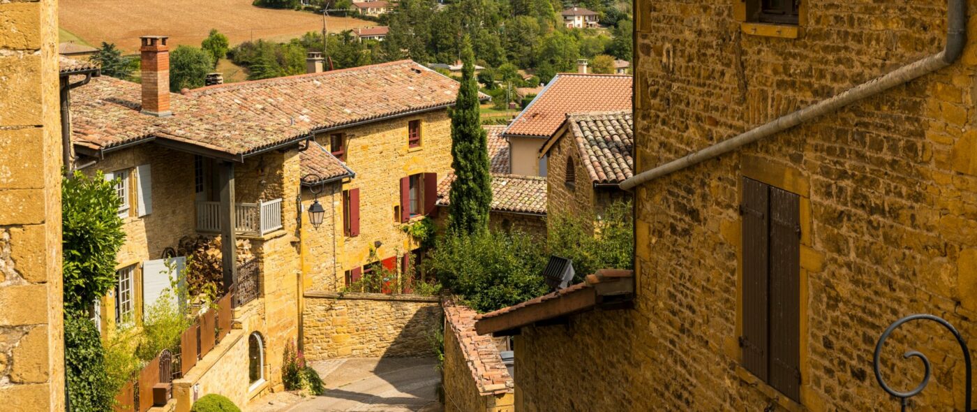 Oingt, village du Beaujolais des Pierres Dorées