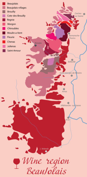 carte crus du beaujolais